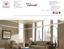 Tablet Screenshot of bearsfurniture.com